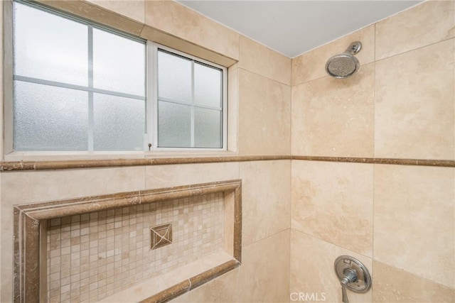 19201 Barrett Ln, North Tustin, CA 92705 - bathroom view of a tile shower