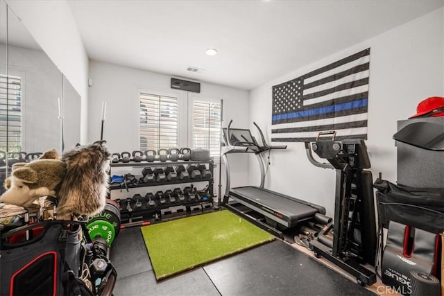 40925 Lacroix Ave, Murrieta, CA 92562 - exercise area with recessed lighting and visible vents