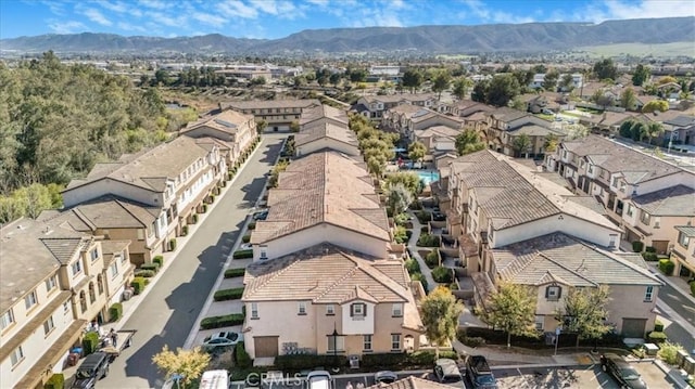 40925 Lacroix Ave, Murrieta, CA 92562 - drone / aerial view featuring a mountain view and a residential view