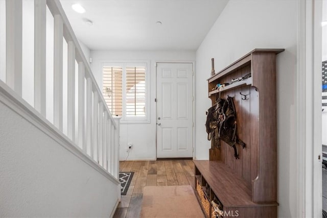 40925 Lacroix Ave, Murrieta, CA 92562 - mudroom featuring wood-type flooring