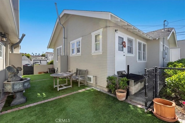 1239 S Patton Ave, San Pedro, CA 90731 - rear view of house with a gate