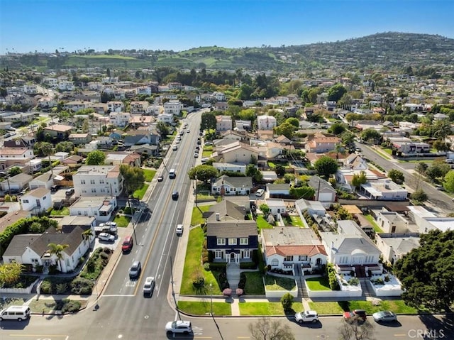 1239 S Patton Ave, San Pedro, CA 90731 - aerial view of residential area with a mountainous background