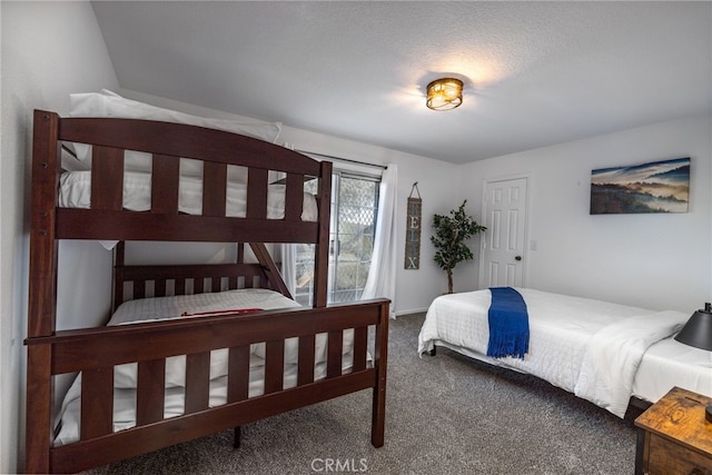 bedroom with carpet