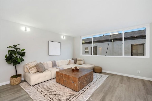 9950 Durant Dr Unit 208, Beverly Hills, CA 90212 - living room with wood finished floors and baseboards
