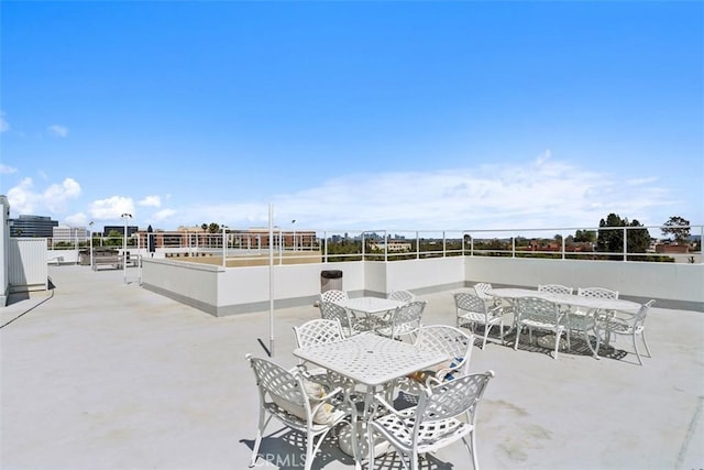9950 Durant Dr Unit 208, Beverly Hills, CA 90212 - view of patio / terrace featuring outdoor dining area