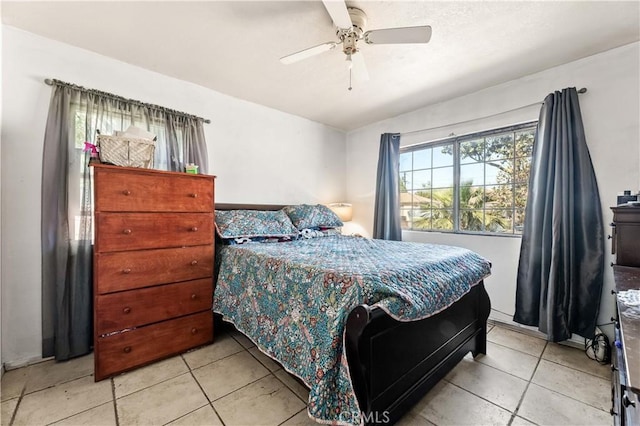 4516 Shasta Pl, El Monte, CA 91731 - bedroom featuring ceiling fan and light tile patterned floors