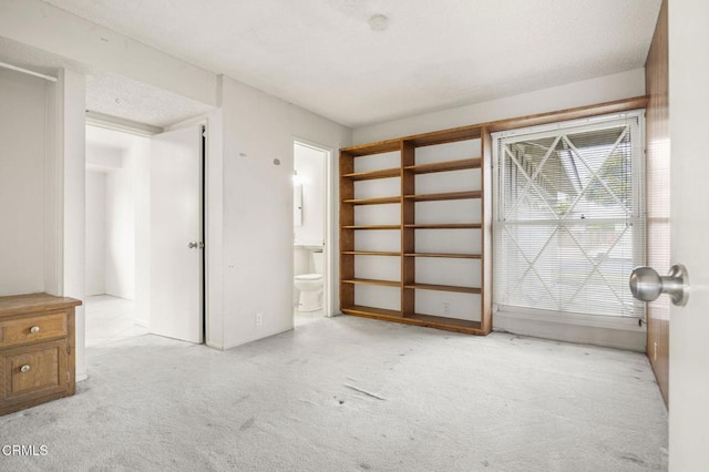 empty room featuring light carpet