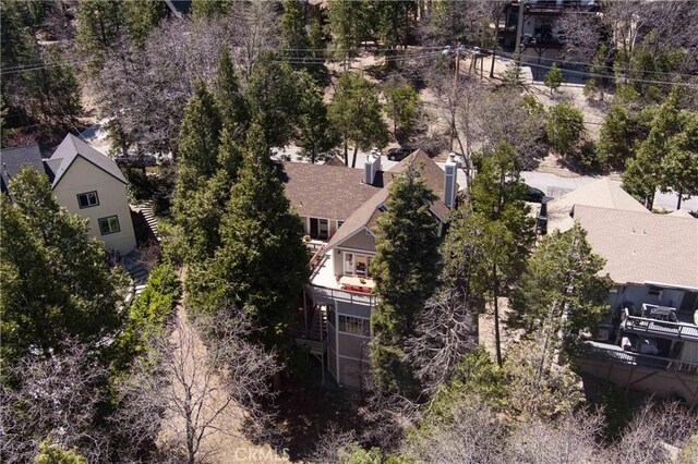381 Old Toll Rd, Lake Arrowhead, CA 92317 - aerial view featuring a residential view