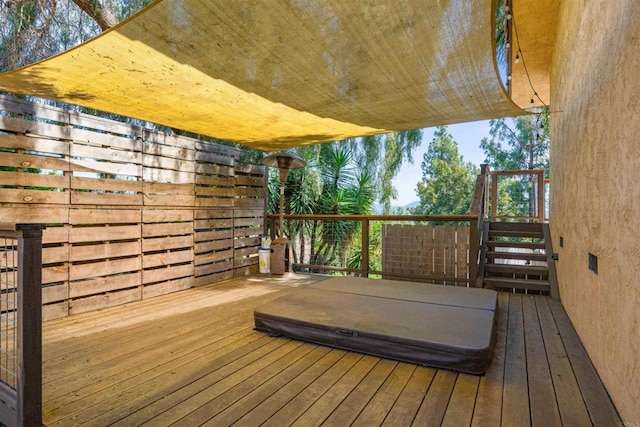 view of deck
