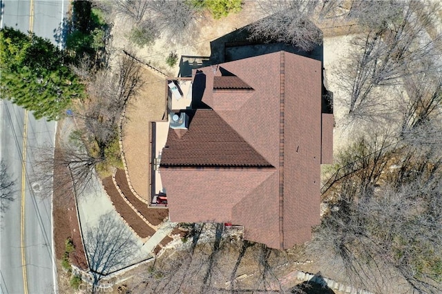 756 Brentwood Dr, Lake Arrowhead, CA 92352 - aerial view of property and surrounding area