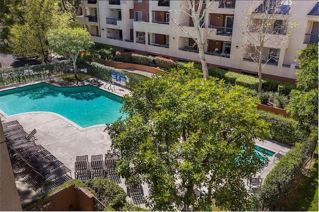 view of community pool