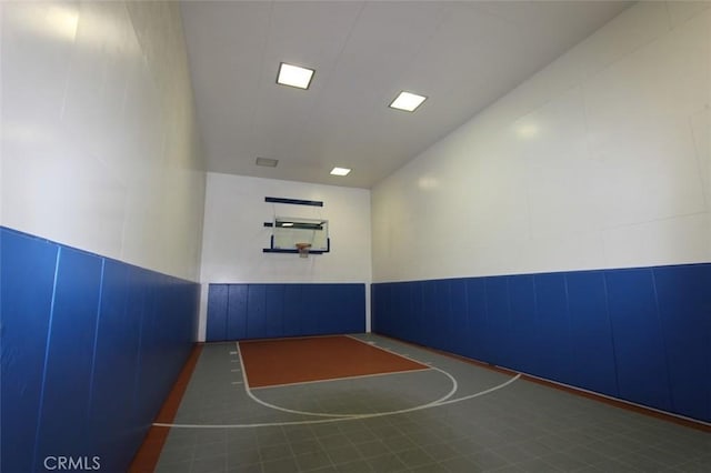 view of basketball court featuring community basketball court