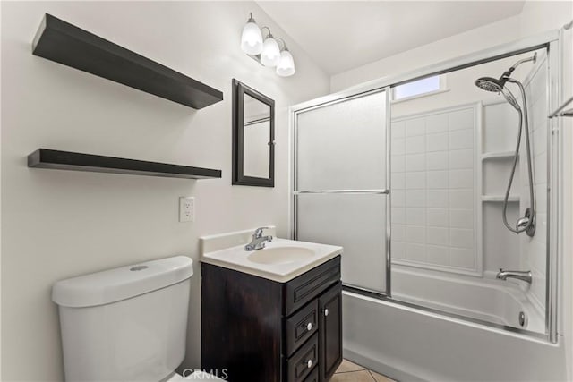 10806 Bayonne Dr, Riverside, CA 92505 - full bath with combined bath / shower with glass door, vanity, and toilet