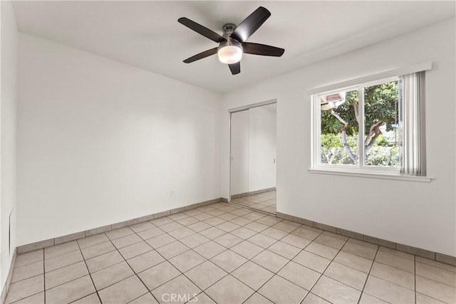 10806 Bayonne Dr, Riverside, CA 92505 - spare room featuring ceiling fan and baseboards