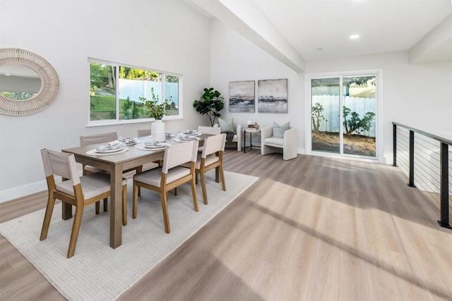 475 Parkwood Ln, Encinitas, CA 92024 - dining room with plenty of natural light, wood finished floors, and recessed lighting