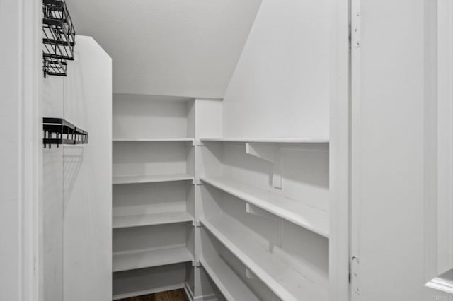 view of pantry