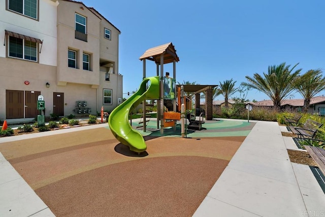 view of communal playground