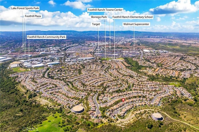 drone / aerial view