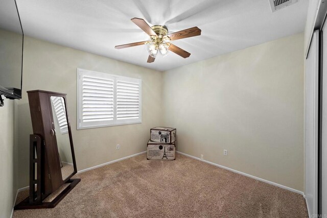 1396 Carneros Valley St, Chula Vista, CA 91913 - unfurnished bedroom featuring carpet floors, a ceiling fan, and baseboards