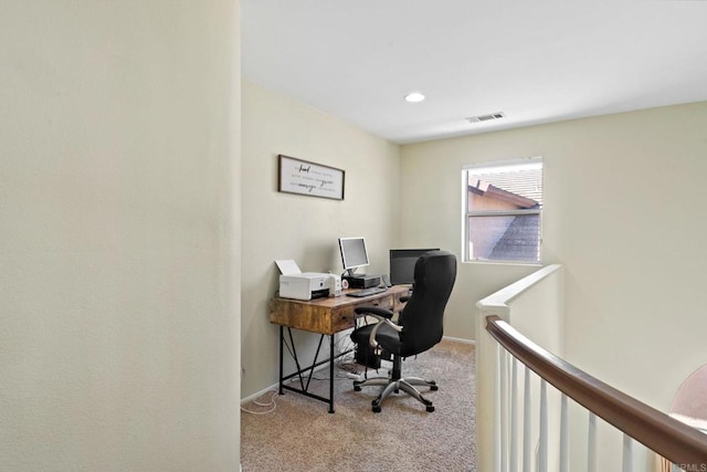 1396 Carneros Valley St, Chula Vista, CA 91913 - carpeted home office featuring baseboards and recessed lighting