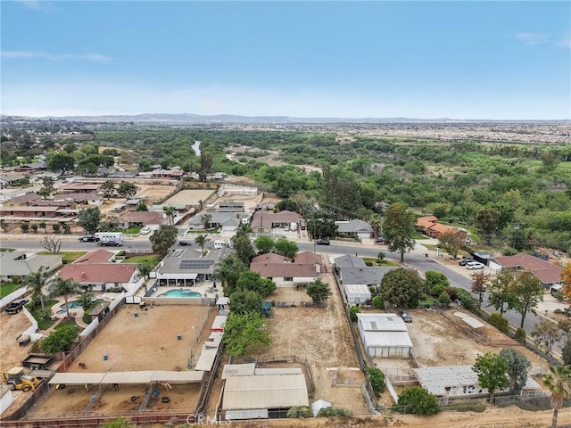 drone / aerial view featuring a residential view