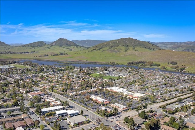1961 Devaul Ranch Dr, San Luis Obispo, CA 93405 - drone / aerial view featuring a mountain view