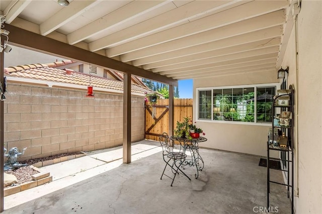 17851 Nearbank Dr, Rowland Heights, CA 91748 - view of patio featuring a fenced backyard and a gate