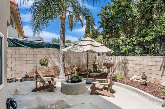 17851 Nearbank Dr, Rowland Heights, CA 91748 - view of patio / terrace with a fenced backyard