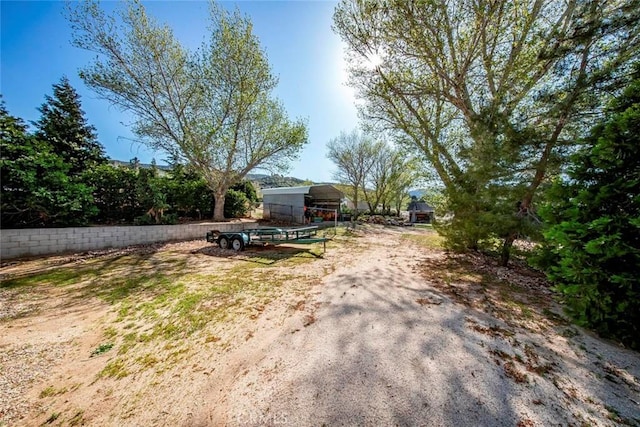 view of yard