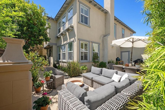 3477 Filoli Cir, Carlsbad, CA 92009 - view of patio with outdoor lounge area
