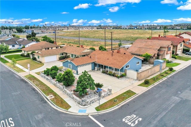8731 Bel Air St, Buena Park, CA 90620 - aerial perspective of suburban area