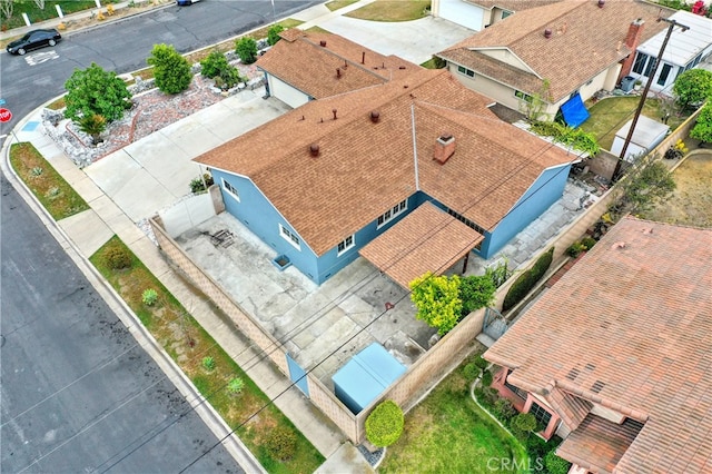 8731 Bel Air St, Buena Park, CA 90620 - aerial view of property and surrounding area