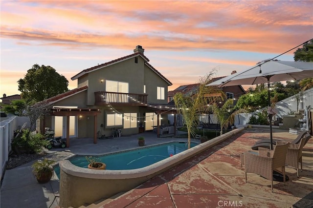 40540 Windsor Rd, Temecula, CA 92591 - view of pool featuring a fenced backyard and a patio