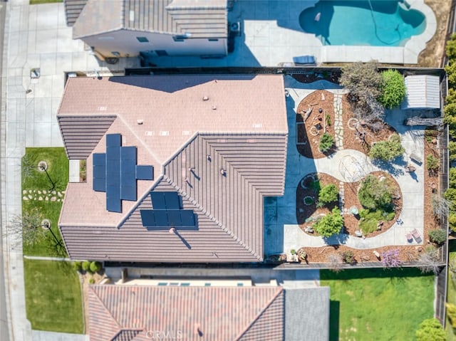 drone / aerial view