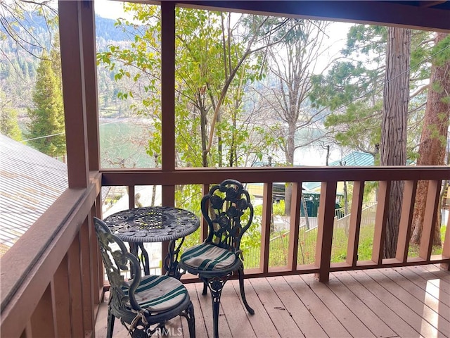 39121 Lake Dr, Bass Lake, CA 93604 - view of wooden deck