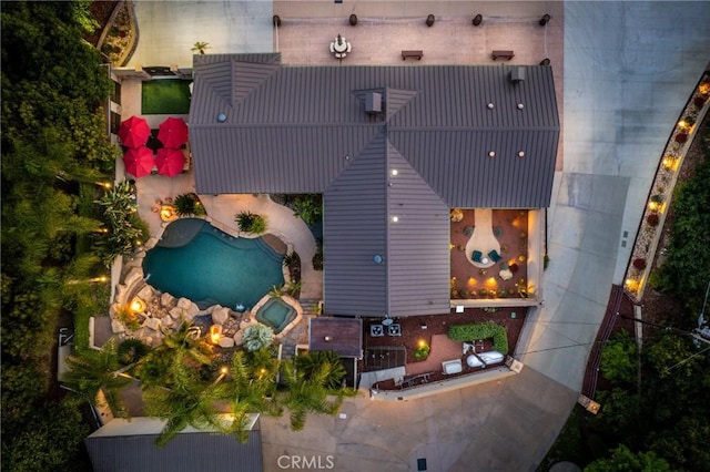 drone / aerial view