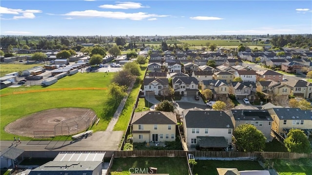 birds eye view of property featuring a residential view