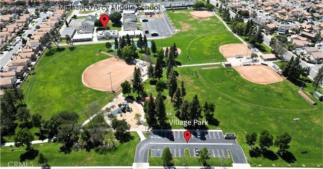 15767 San Roque Rd, Fontana, CA 92337 - aerial view of property's location featuring nearby suburban area