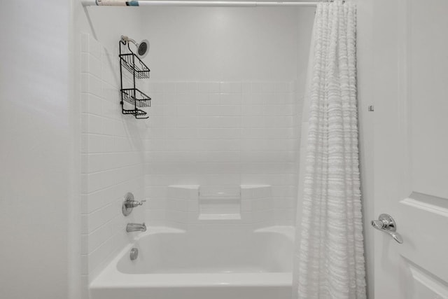 1132 Cherry Tree Ln, Vista, CA 92084 - bathroom featuring shower / bath combination with curtain
