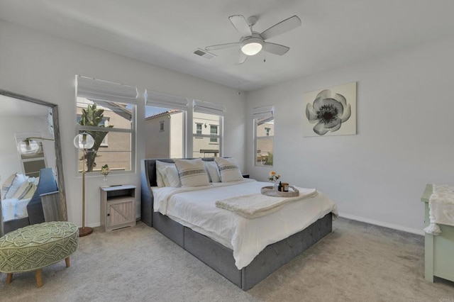 1132 Cherry Tree Ln, Vista, CA 92084 - bedroom featuring light colored carpet and a ceiling fan