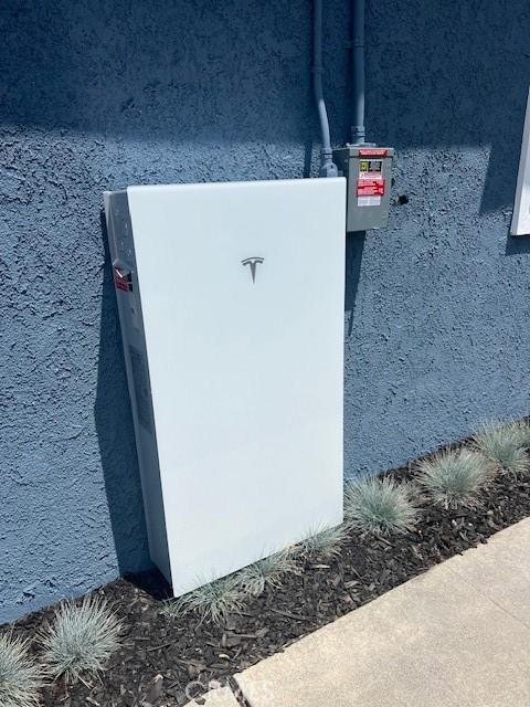 view of entry to storm shelter