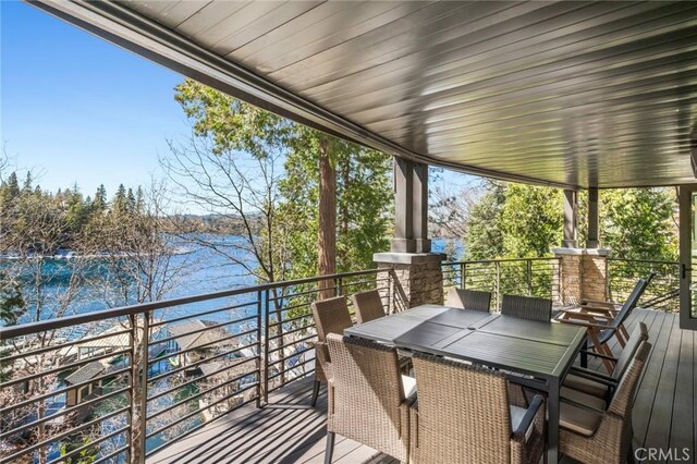496 N State Highway 173, Lake Arrowhead, CA 92352 - balcony featuring a water view