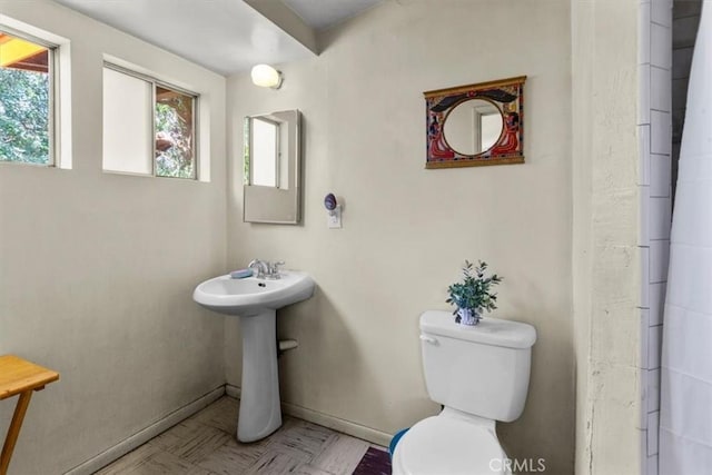 1768 Wright St, Pomona, CA 91766 - bathroom featuring toilet and baseboards