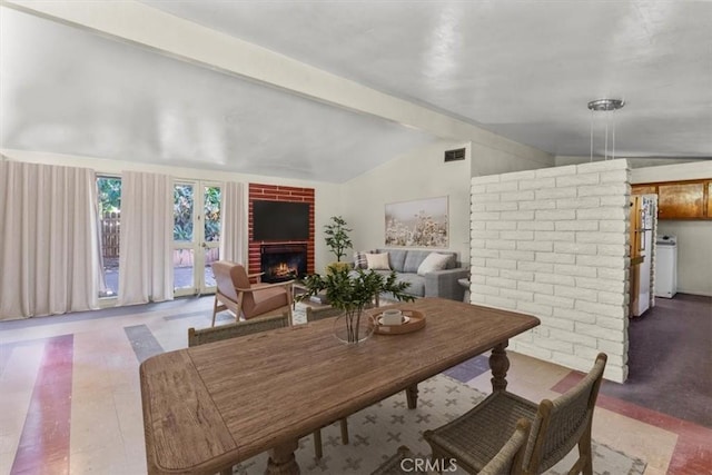 1768 Wright St, Pomona, CA 91766 - dining room featuring a fireplace