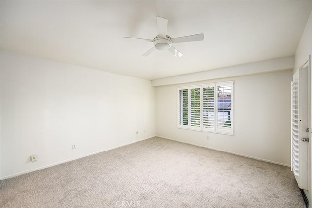 11834 Greenbluff Way, Yucaipa, CA 92399 - unfurnished room with carpet flooring, a ceiling fan, and baseboards