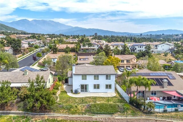 11834 Greenbluff Way, Yucaipa, CA 92399 - aerial view of residential area with a mountain backdrop
