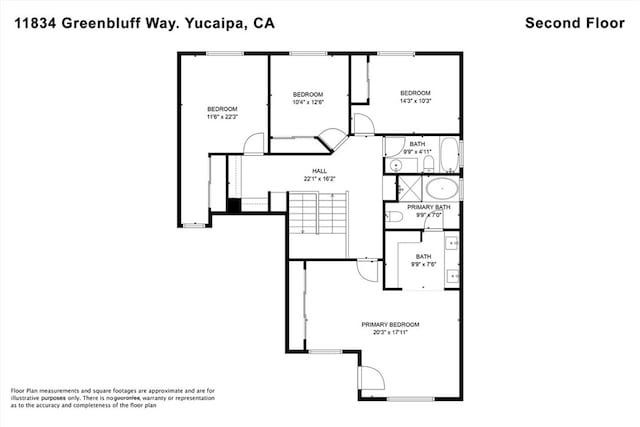 11834 Greenbluff Way, Yucaipa, CA 92399 - floor plan / room layout