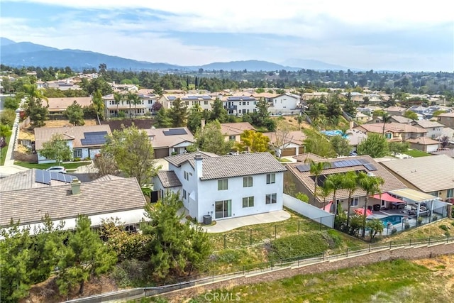 11834 Greenbluff Way, Yucaipa, CA 92399 - aerial perspective of suburban area featuring a mountainous background