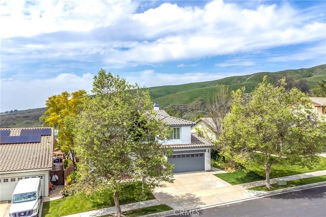 11834 Greenbluff Way, Yucaipa, CA 92399 - view from above of property with a mountain backdrop