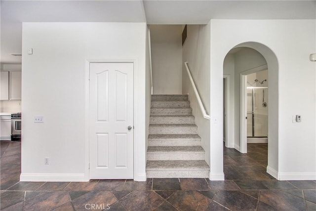 11834 Greenbluff Way, Yucaipa, CA 92399 - stairs featuring stone finish flooring